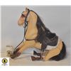 Image 1 : VINTAGE 20 INCH TALL PLASTIC HORSE WITH BENDABLE