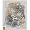 Image 1 : #39 BAG OF ASSORTED JEWELRY & JEWELRY HARDWARE