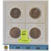 Image 1 : LOT OF 4 50 CENT PIECES. VARIOUS YEARS