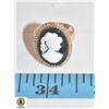 Image 1 : NEW CAMEO THEME DESIGN RING SIZE 7