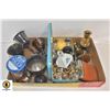Image 1 : FLAT OF ESTATE MISC; FLASK/ GOBLETS & MORE