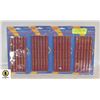 4 PACKS OF CARPENTERS PENCILS