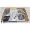 Image 1 : FLAT OF PHONE CHARGERS COMPUTOR CABLES ETC