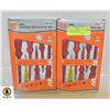 Image 1 : 2 PACKS OF INSULATED SCREWDRIVER SETS