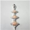 Image 1 : BZ1341-21 SILVER GENUINE GEMSTONE PENDANT