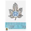 Image 1 : SARAH COM CANADA PEACE BROOCH
