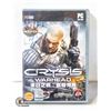 NEW FACTORY SEALED FOR PCDVD CRYSIS WARHEAD