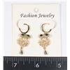 Image 1 : NEW RHINESTONE OWL DROP EARRINGS