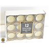 PACK OF 12 VOTIVE CANDLES 40GR