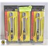 Image 1 : 3 PACKS OF UTILITY KNIFE