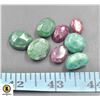 Image 1 : #55-EMERALD & RUBY GEMSTONE 76.10CT