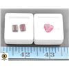 Image 1 : #161-PINK TOPAZ 3.95CT &  RED GARNET 3.35CT