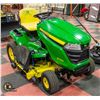 Image 2 : 2017 JOHN DEERE X384 W. 48" DECK & MULCH CONTROL