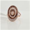 Image 1 : EC468-99 18K FANCY BROWN DIAMONDS RING