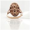 Image 2 : EC468-99 18K FANCY BROWN DIAMONDS RING