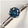 Image 1 : EC468-98 14K BLUE DIAMOND RING