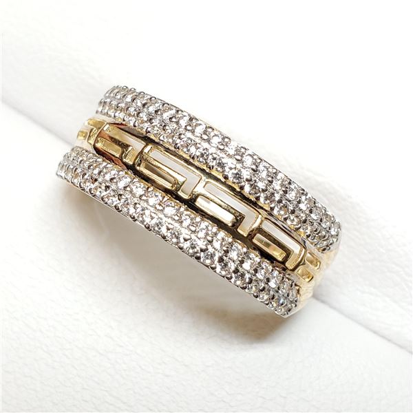 EC468-64 10K CZ RING