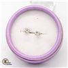 Image 1 : NEW ROUND CZ EARRINGS IN GIFT BOX