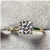 Image 1 : BZ1341-3 10K WHITE MOISSANITE RING