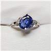 Image 1 : EC468-61 10K TANZANITE DIAMOND RING