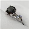 Image 2 : EC468-53 10K FANCY BLACK DIAMOND RING