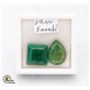 Image 1 : 29.40 CT EMERALD CUT & PEAR-SHAPED EMERALD