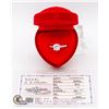 CERTIFIED 2.00 CT ROUND CZ WITH