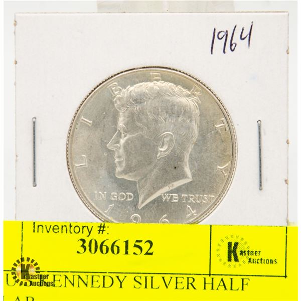 1964 U.S KENNEDY SILVER HALF DOLLAR