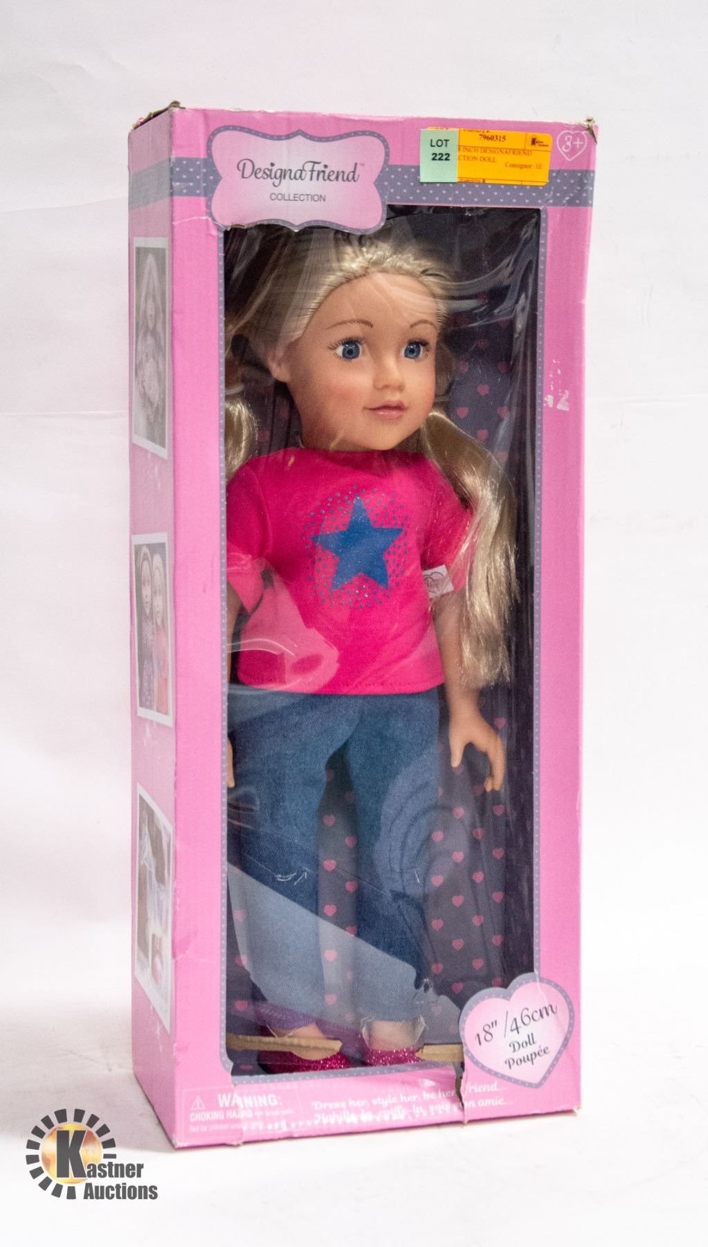 NEW 18 INCH DESIGNAFRIEND COLLECTION DOLL