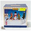 Image 1 : LEMAX CHRISTMAS SET IN BOX SNOWMAN SKATERS