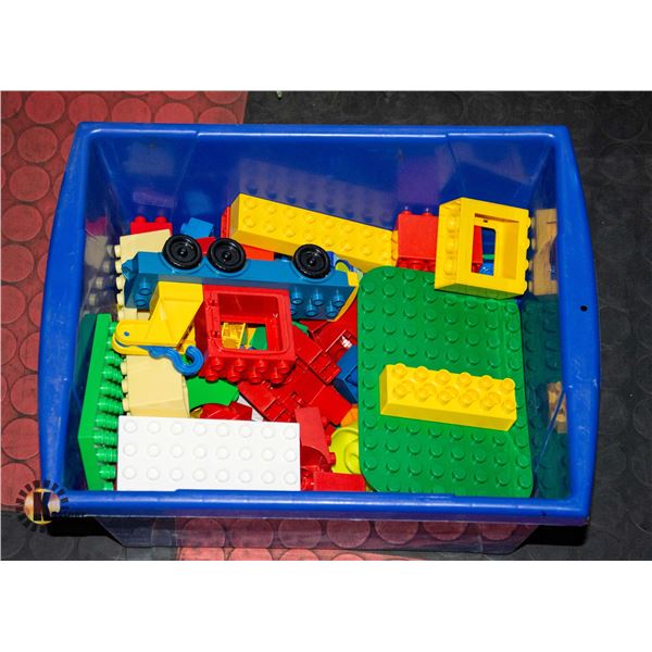 LEGO DUPLO BIN OF ASSORTED PIECES