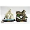 Image 1 : SET OF 2 RUBY'S COLLECTION WOLF AND POLARS