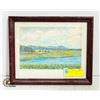 Image 1 : 1977 SUMMER DAY PASTEL ART FRAMED