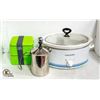 Image 1 : CROCKPOT WITH LARGE FRENCH PRESS AND 2PC