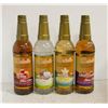 Image 1 : 4 BOTTLES OF GOURMET SYRUP SALTED