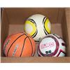 Image 1 : FLAT WITH 2 SOCCER BALLS PLUS BASKETBALL