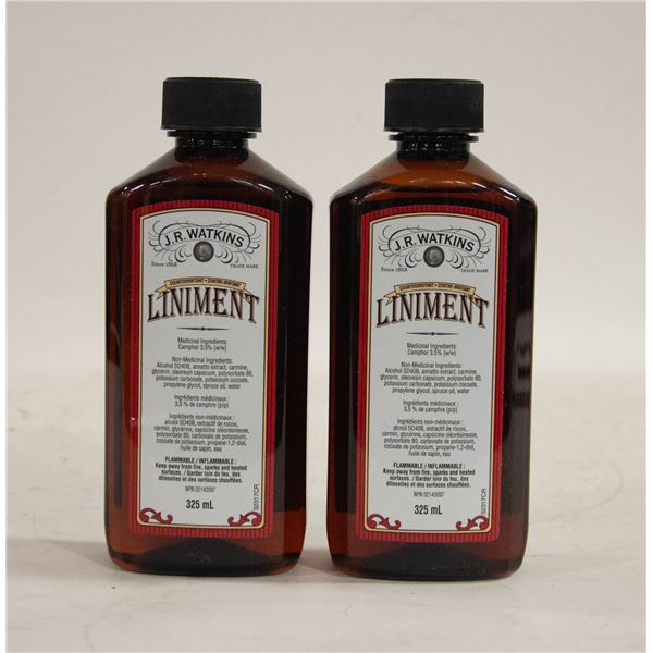 NEW 2 PACK OF JR WATKINS LINIMENT TOPICAL MEDICINE