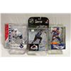 3 MCFARLANE COLLECTIBLE FIGURES - WAYNE GRETZKY,