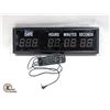 Image 1 : DIGITAL SCORE BOARD STYLE CLOCK W BOX