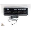 DIGITAL SCORE BOARD STYLE CLOCK W BOX