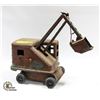 ANTIQUE PRESSED STEEL STEAM SHOVEL TOY