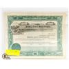 ANTIQUE GOLD MINING STOCK CERTIFICATE