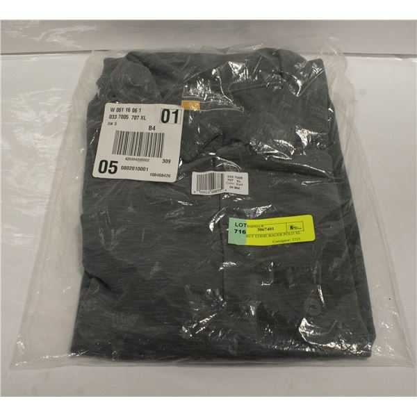 NEW GREY EDDIE BAUER POLO XL