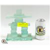 Image 1 : NORTHERN CANADIAN GLASS INUKSHUK STATUE