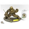 BRADFORD EXCHANGE COLD CAST HOCKEY STATUE