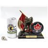 Image 1 : BRADFORD EXCHANGE GOLD CAST HOCKEY STATUE