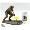 Image 1 : BRADFORD EXCHANGE COLD CAST HOCKEY STATUE LTD