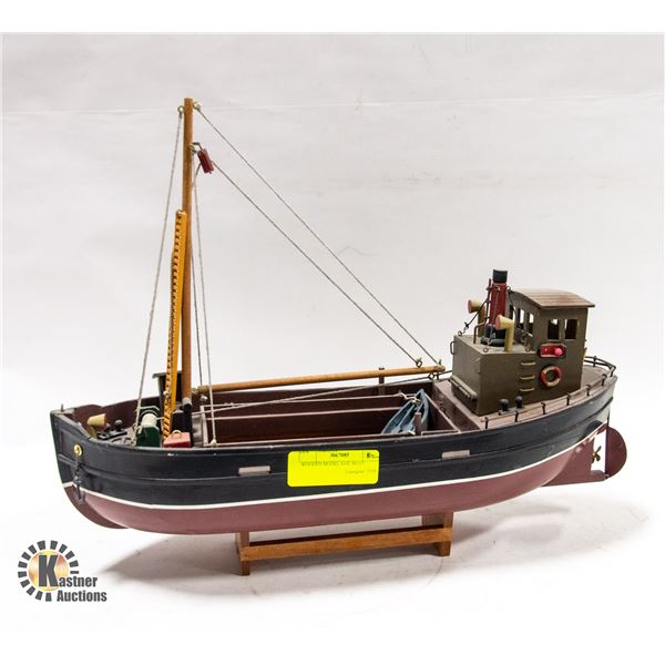 WOODEN MODEL SAIL BOAT