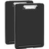 Image 1 : NEW AMZ BASICS 2 PACK OF PLASTIC STORAGE CLIPBOARD