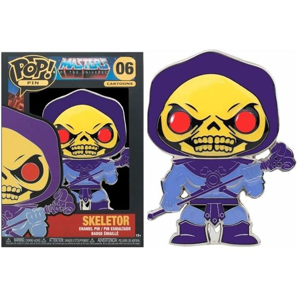 NEW FUNKO POP PIN MASTERS OF THE UNIVERSE SKELETOR